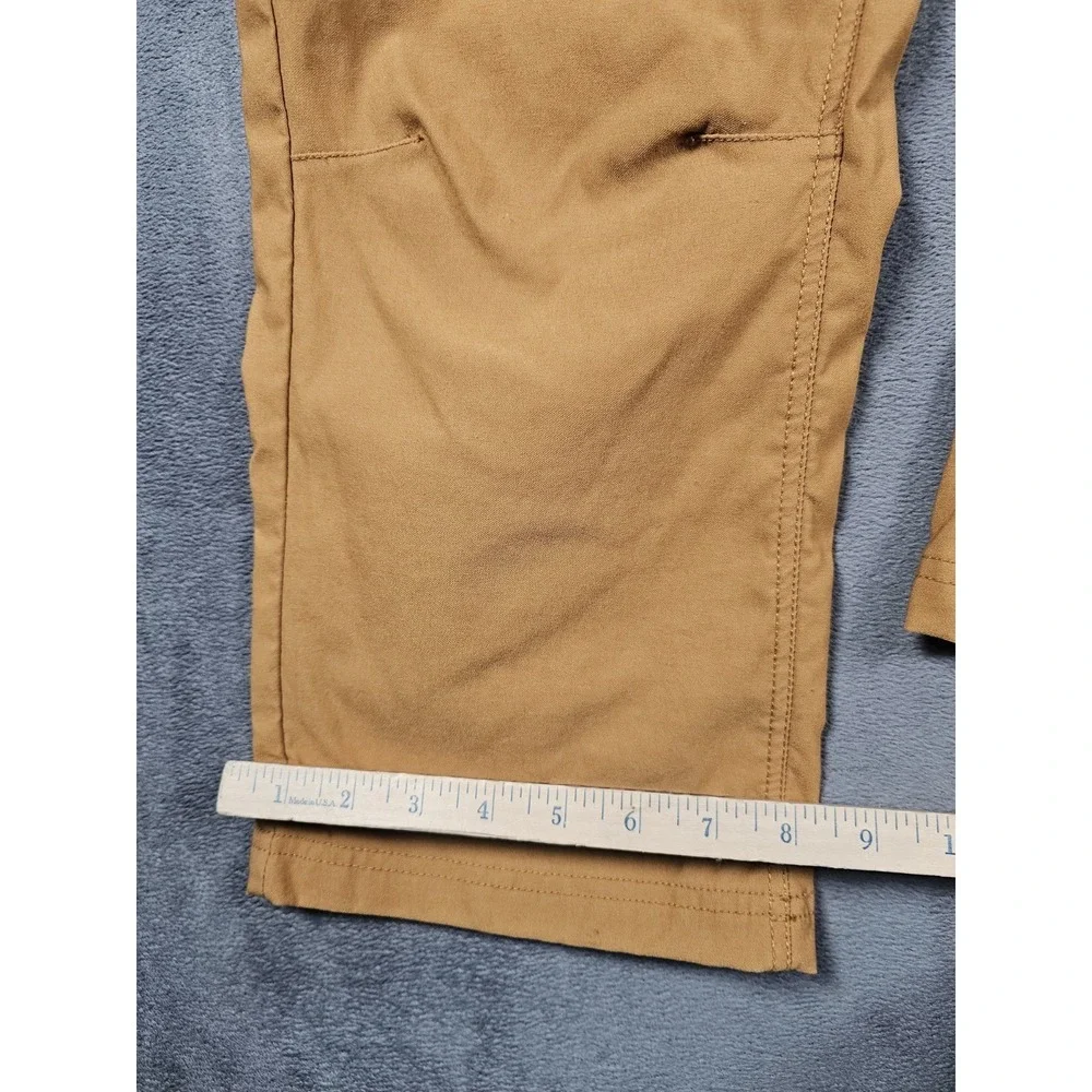prAna Halle Straight Pant Womens 16 Short Brown‎ Stretch Hiking Outdoor Nylon